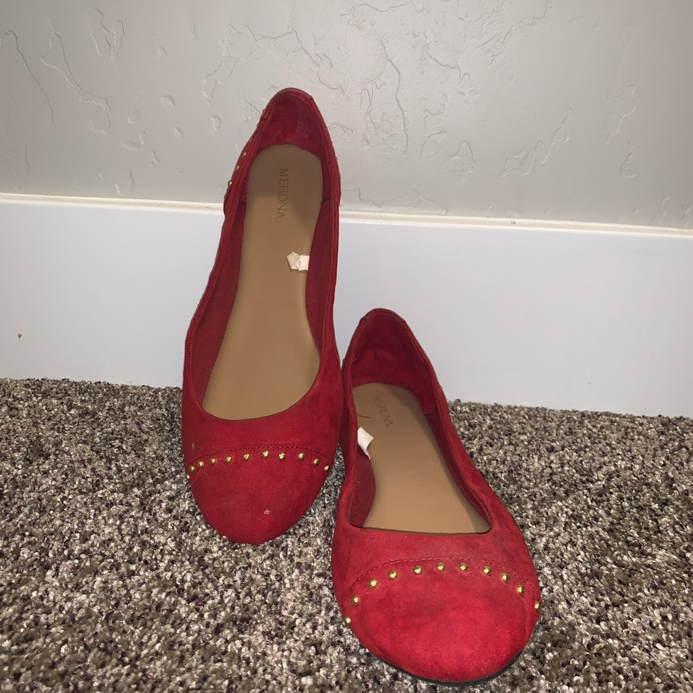 Red flats.